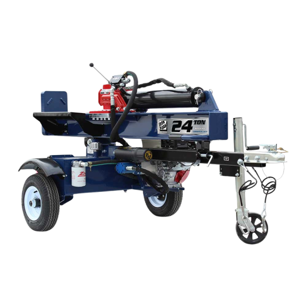 Iron and Oak Log Splitter 24-Ton Vertical/Horizontal Tow Behind Portable Gas with Honda GX160 Engine 163cc BHVH2418GX New
