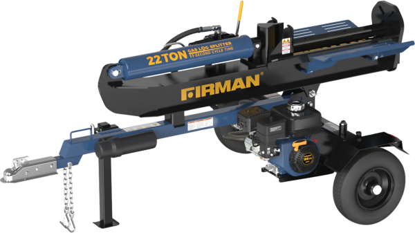 Firman GS2201 Gas Portable Log Splitter 22-Ton Vertical/Horizontal 196cc 6.5HP with Auto Return New