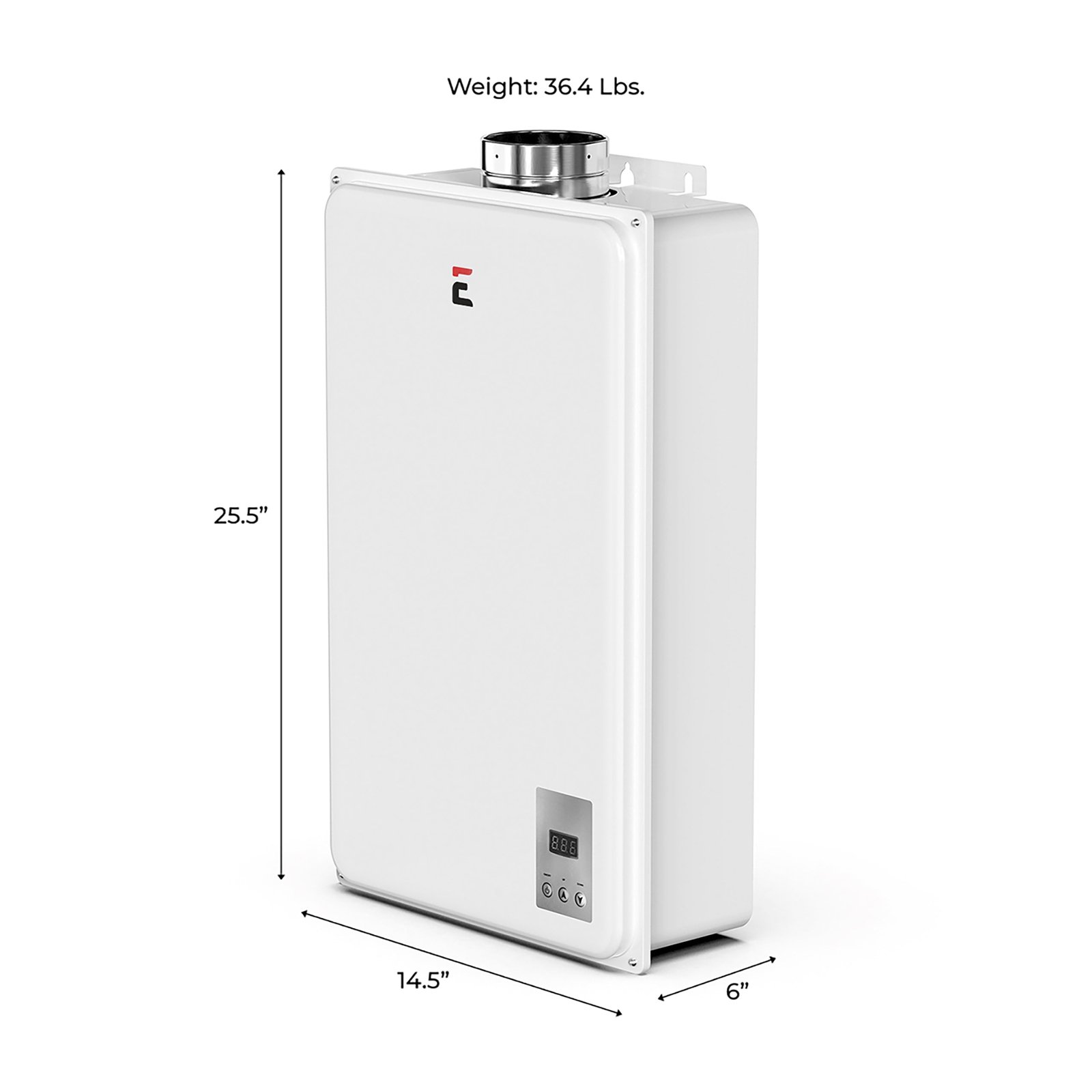 Eccotemp 6.8GB-ING Builder Series Tankless Water Heater Natural Gas 6.8 GPM Indoor Open Box